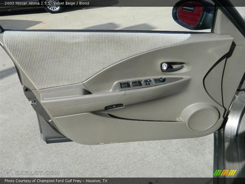 Velvet Beige / Blond 2003 Nissan Altima 2.5 S