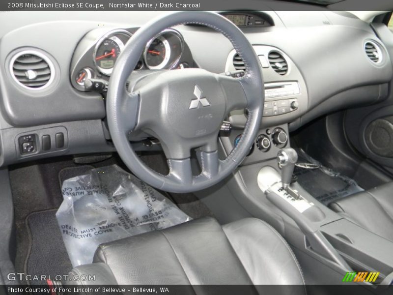 Northstar White / Dark Charcoal 2008 Mitsubishi Eclipse SE Coupe