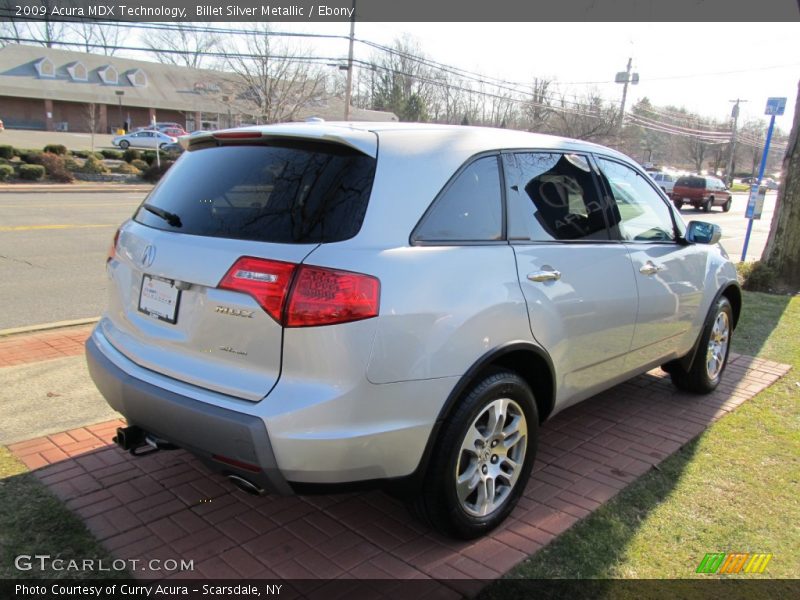 Billet Silver Metallic / Ebony 2009 Acura MDX Technology