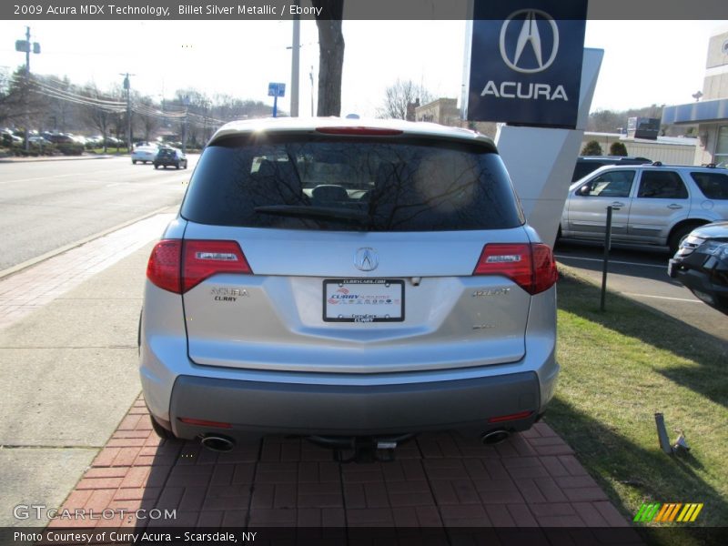 Billet Silver Metallic / Ebony 2009 Acura MDX Technology