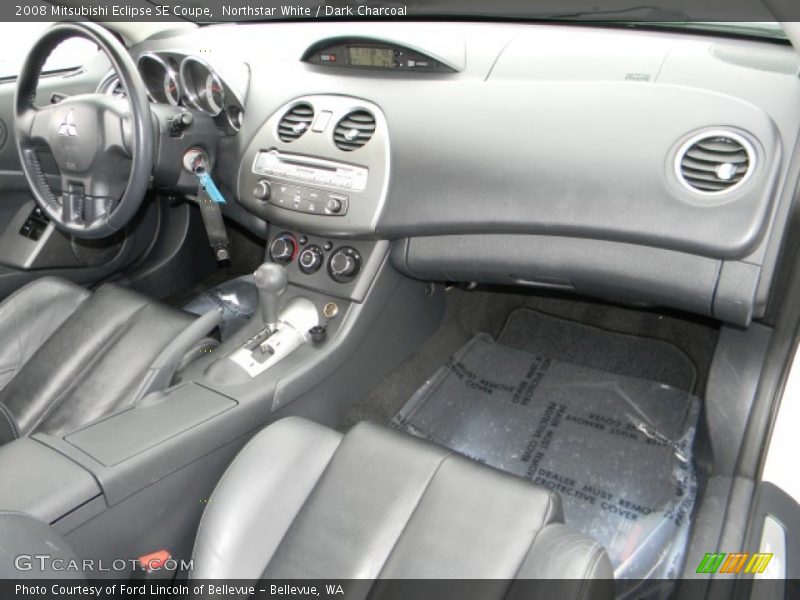 Northstar White / Dark Charcoal 2008 Mitsubishi Eclipse SE Coupe