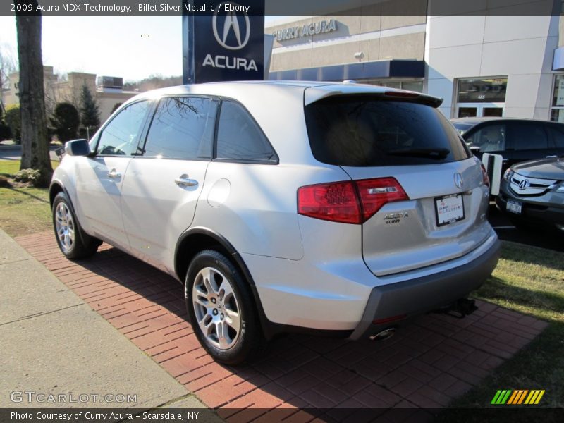 Billet Silver Metallic / Ebony 2009 Acura MDX Technology