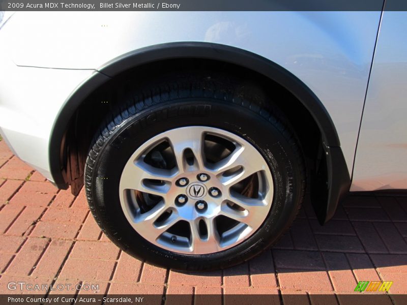 Billet Silver Metallic / Ebony 2009 Acura MDX Technology