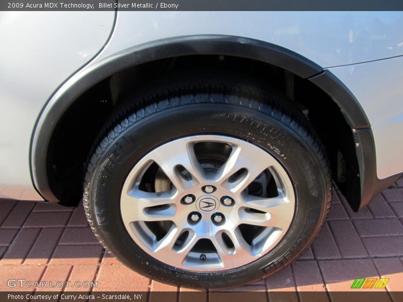 Billet Silver Metallic / Ebony 2009 Acura MDX Technology