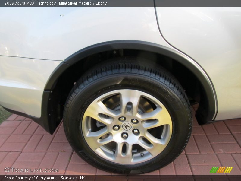 Billet Silver Metallic / Ebony 2009 Acura MDX Technology
