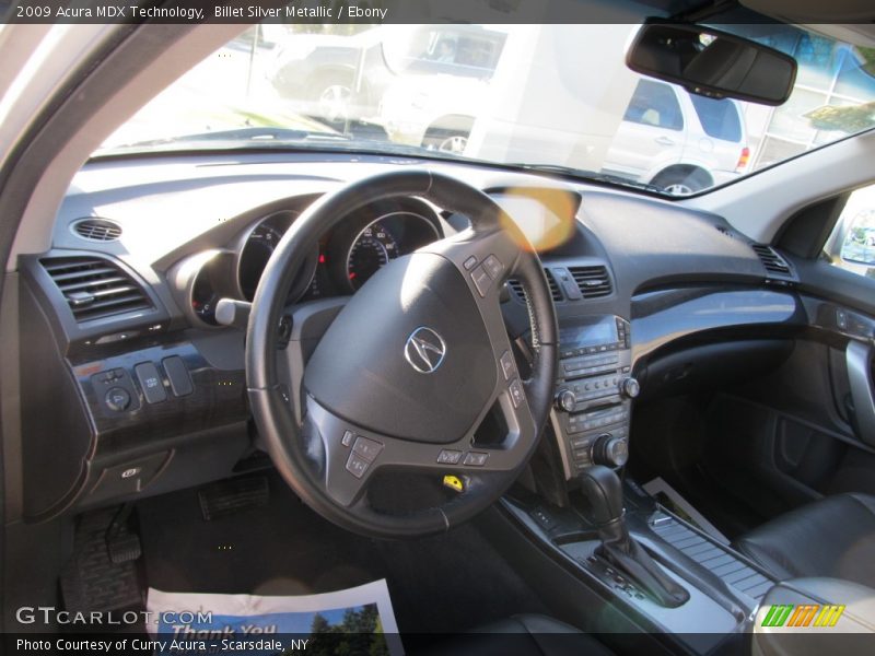Billet Silver Metallic / Ebony 2009 Acura MDX Technology