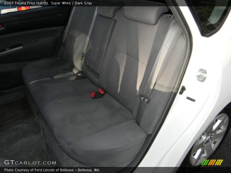Super White / Dark Gray 2007 Toyota Prius Hybrid