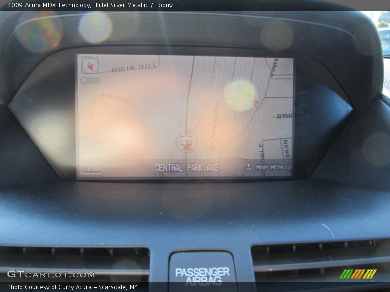 Billet Silver Metallic / Ebony 2009 Acura MDX Technology