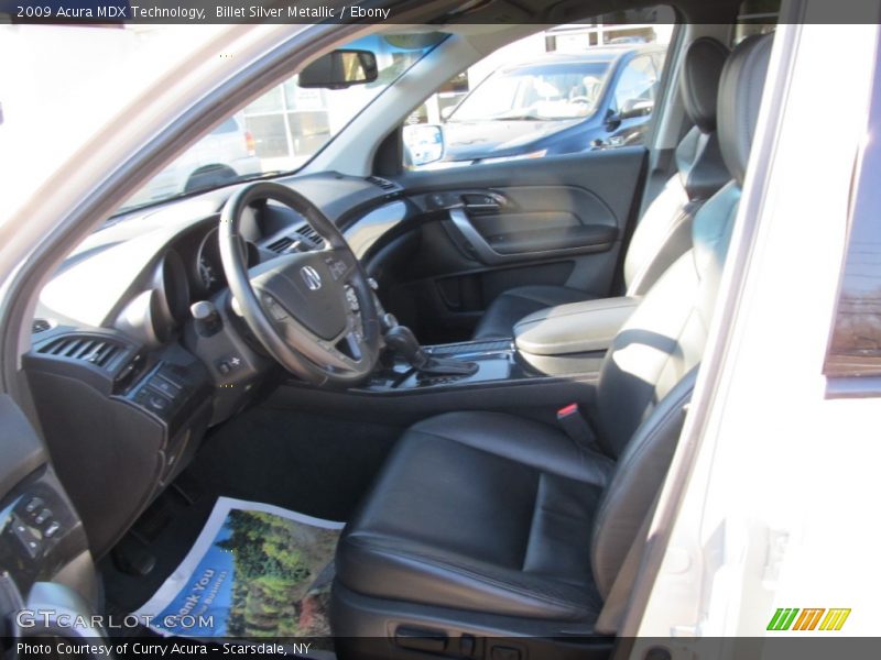Billet Silver Metallic / Ebony 2009 Acura MDX Technology
