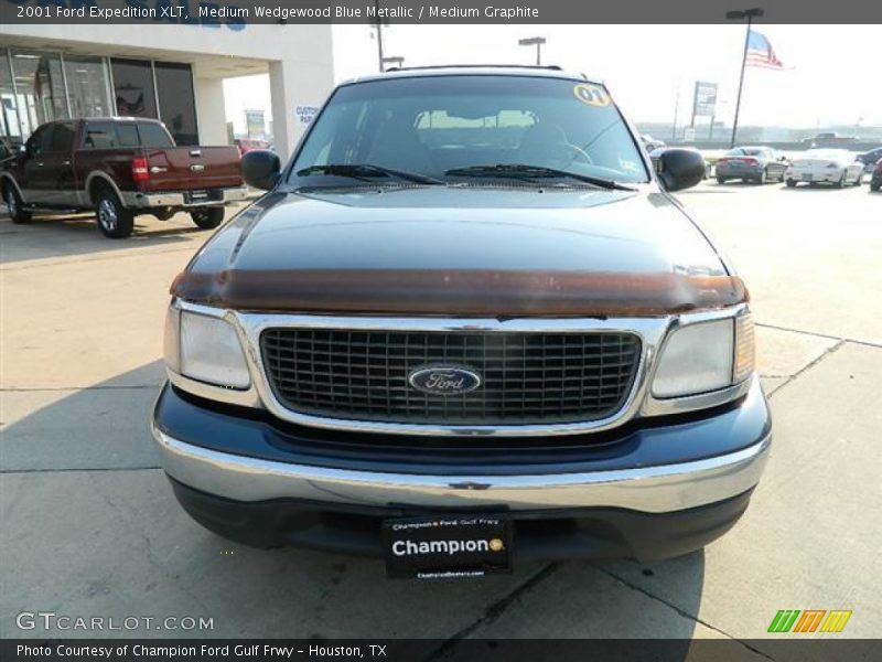 Medium Wedgewood Blue Metallic / Medium Graphite 2001 Ford Expedition XLT