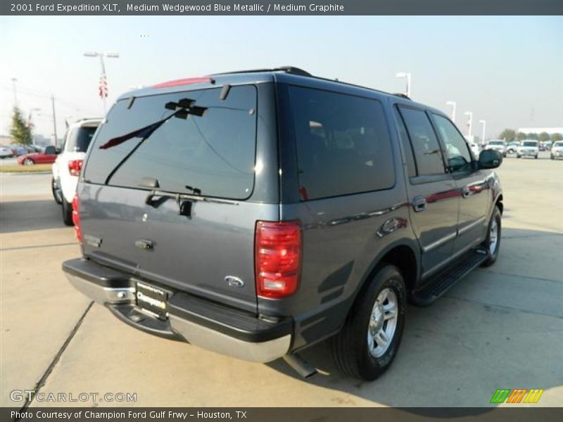 Medium Wedgewood Blue Metallic / Medium Graphite 2001 Ford Expedition XLT
