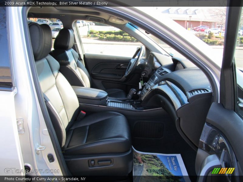 Billet Silver Metallic / Ebony 2009 Acura MDX Technology