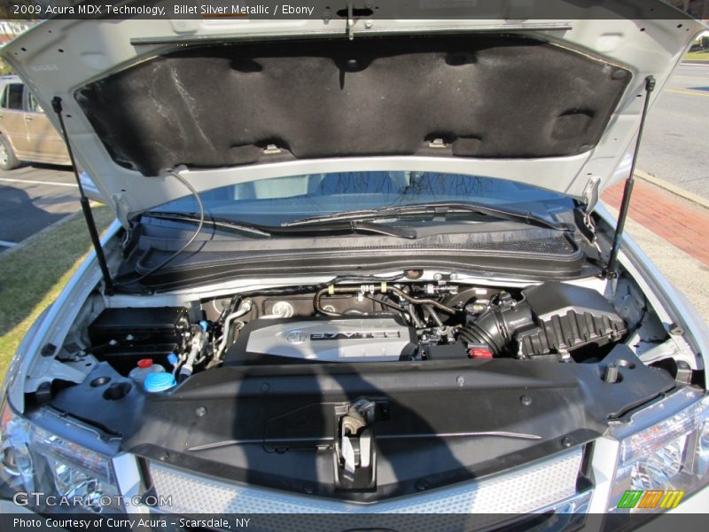 Billet Silver Metallic / Ebony 2009 Acura MDX Technology