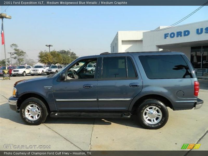 Medium Wedgewood Blue Metallic / Medium Graphite 2001 Ford Expedition XLT