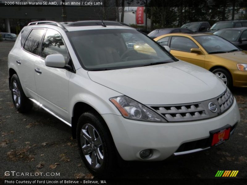 Pearl White / Cafe Latte 2006 Nissan Murano SE AWD
