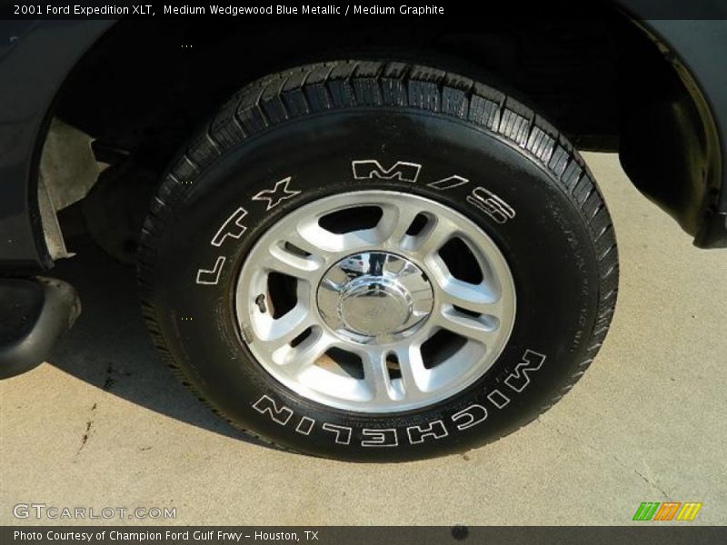 Medium Wedgewood Blue Metallic / Medium Graphite 2001 Ford Expedition XLT