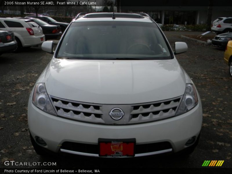 Pearl White / Cafe Latte 2006 Nissan Murano SE AWD
