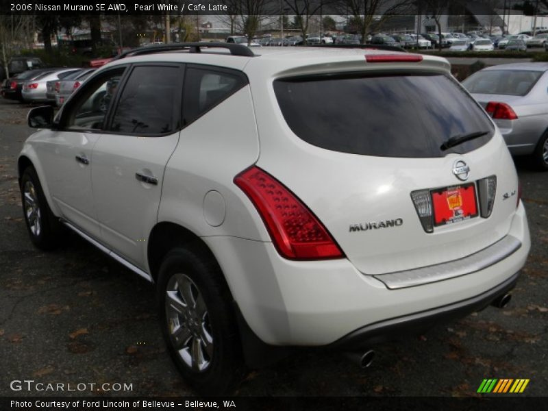 Pearl White / Cafe Latte 2006 Nissan Murano SE AWD