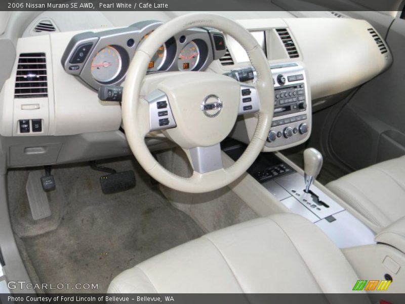 Pearl White / Cafe Latte 2006 Nissan Murano SE AWD
