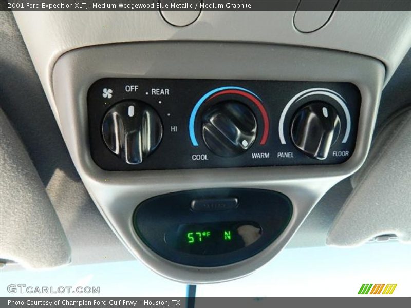 Medium Wedgewood Blue Metallic / Medium Graphite 2001 Ford Expedition XLT
