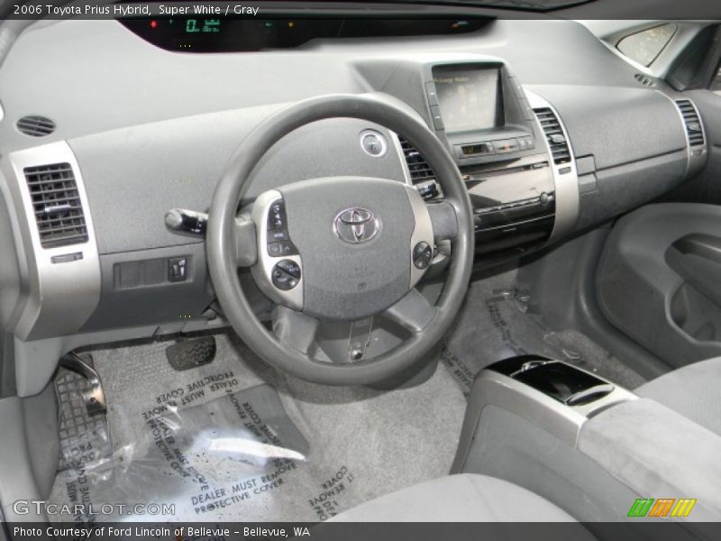 Super White / Gray 2006 Toyota Prius Hybrid