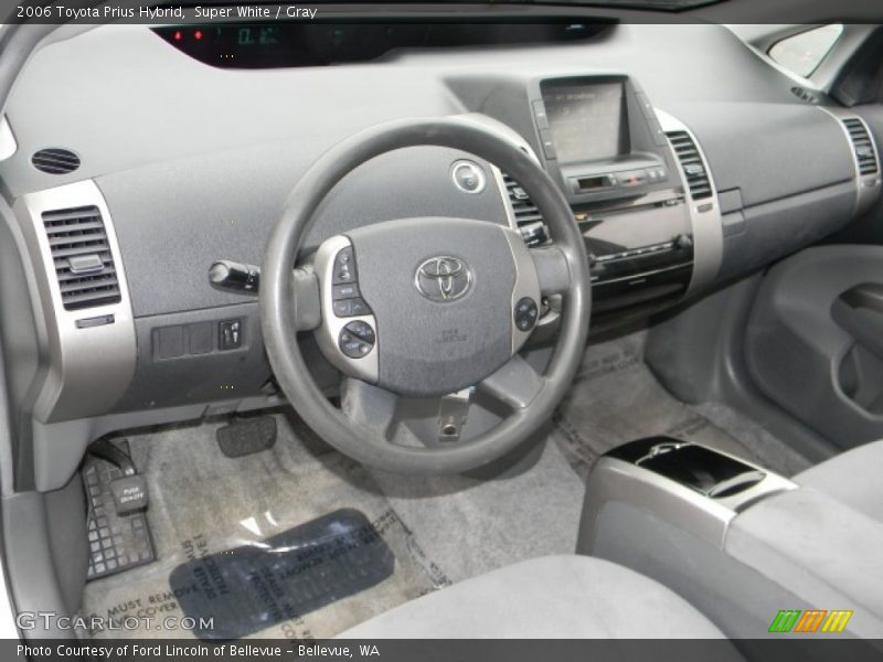 Super White / Gray 2006 Toyota Prius Hybrid