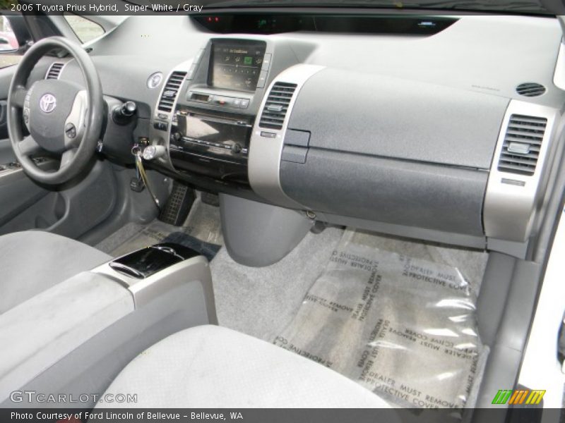 Super White / Gray 2006 Toyota Prius Hybrid