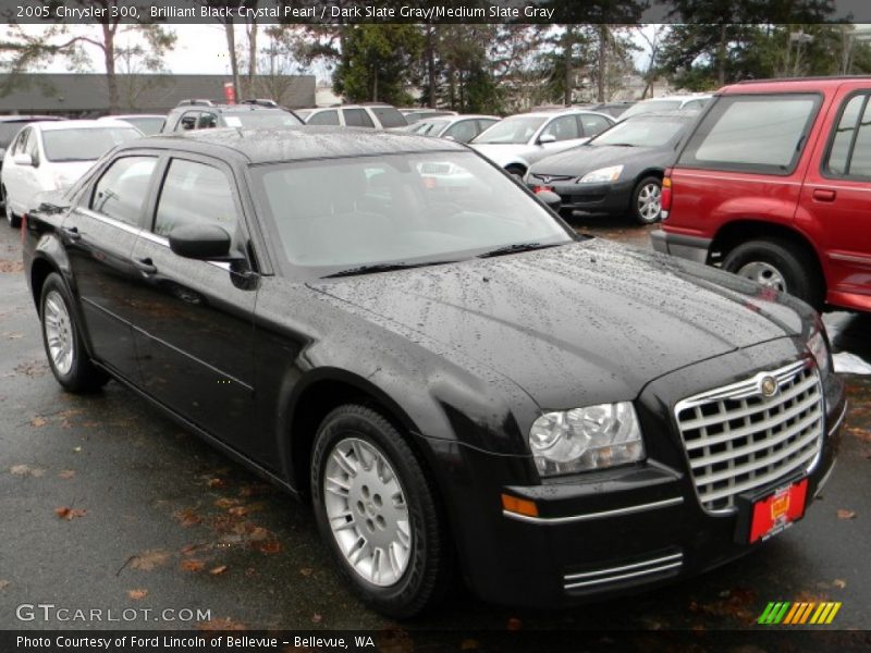 Brilliant Black Crystal Pearl / Dark Slate Gray/Medium Slate Gray 2005 Chrysler 300