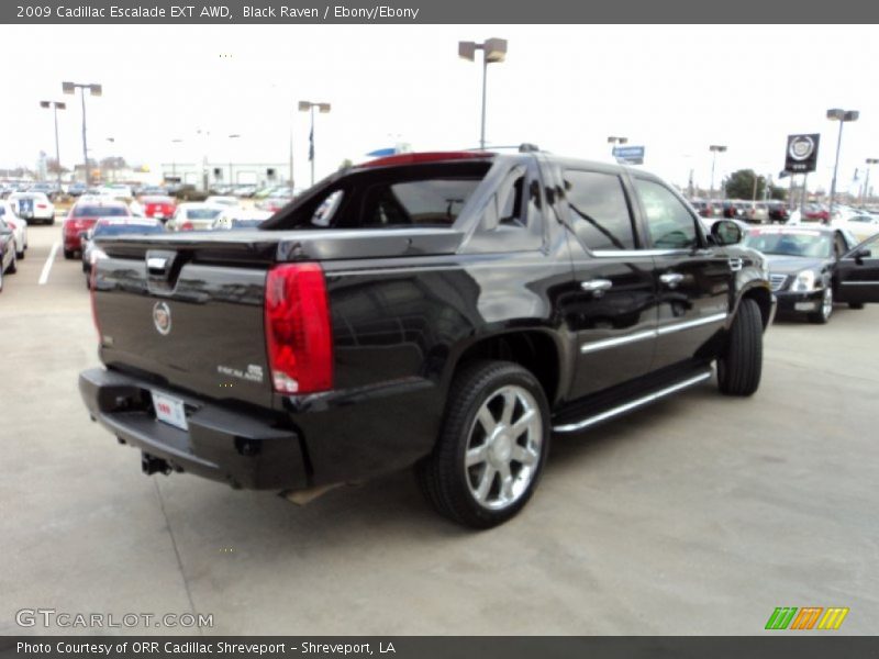 Black Raven / Ebony/Ebony 2009 Cadillac Escalade EXT AWD