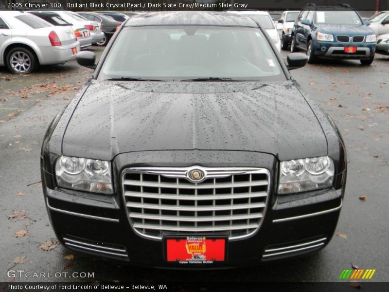 Brilliant Black Crystal Pearl / Dark Slate Gray/Medium Slate Gray 2005 Chrysler 300