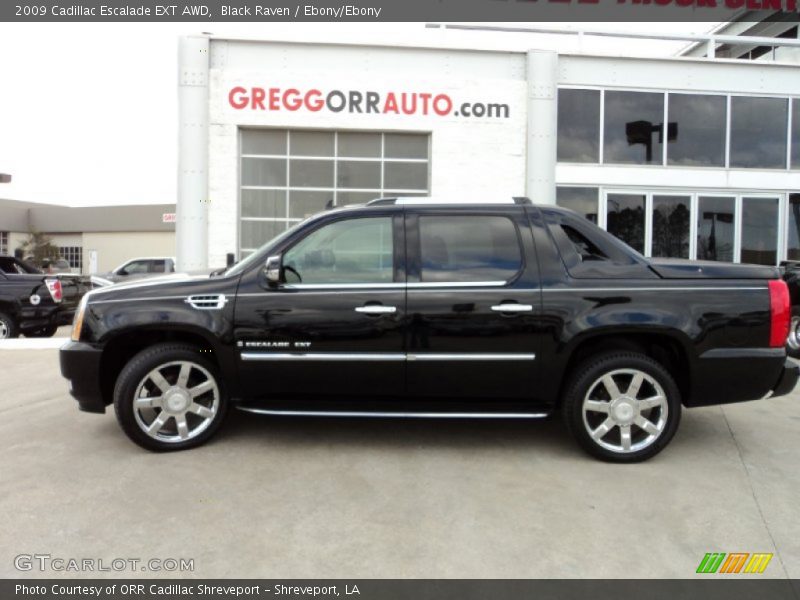 Black Raven / Ebony/Ebony 2009 Cadillac Escalade EXT AWD