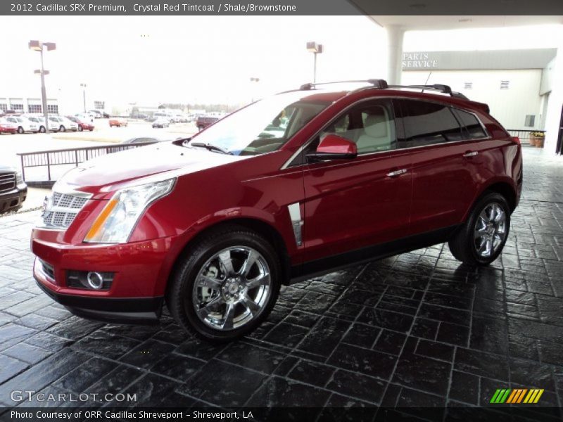 Crystal Red Tintcoat / Shale/Brownstone 2012 Cadillac SRX Premium