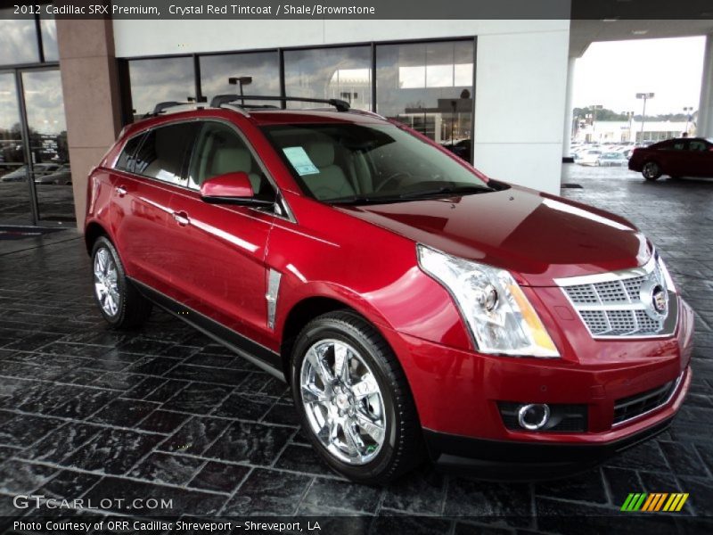 Crystal Red Tintcoat / Shale/Brownstone 2012 Cadillac SRX Premium