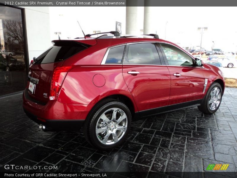 Crystal Red Tintcoat / Shale/Brownstone 2012 Cadillac SRX Premium