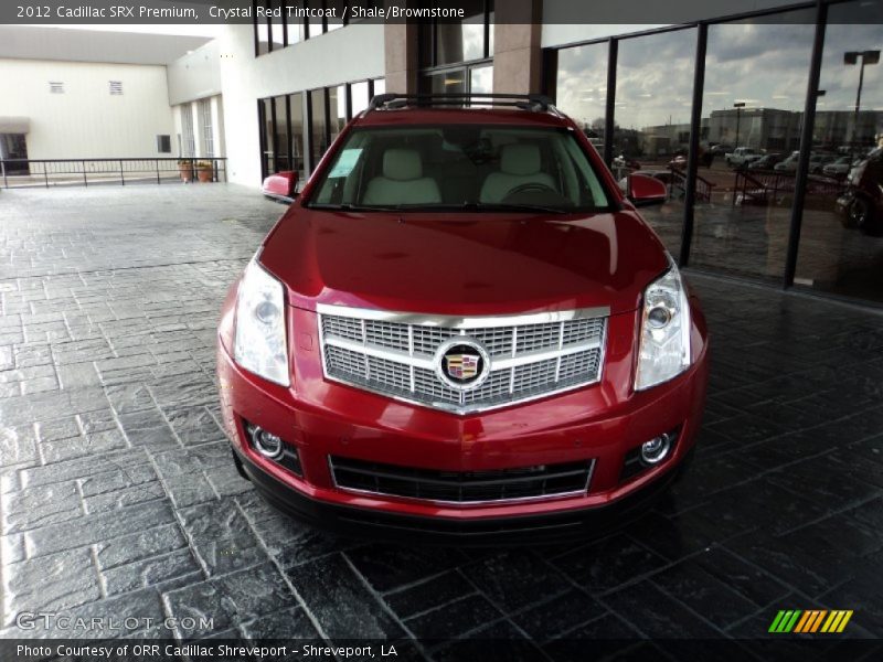 Crystal Red Tintcoat / Shale/Brownstone 2012 Cadillac SRX Premium