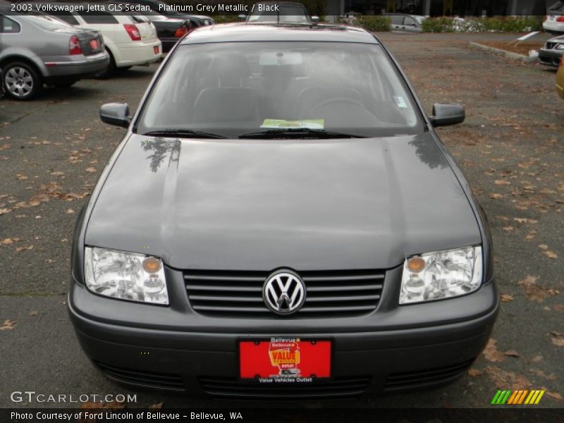 Platinum Grey Metallic / Black 2003 Volkswagen Jetta GLS Sedan