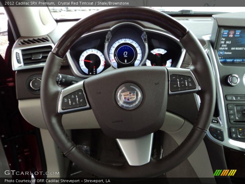 Crystal Red Tintcoat / Shale/Brownstone 2012 Cadillac SRX Premium