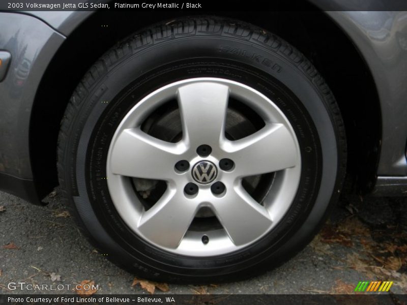 Platinum Grey Metallic / Black 2003 Volkswagen Jetta GLS Sedan