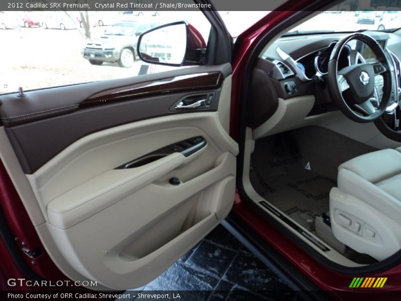Crystal Red Tintcoat / Shale/Brownstone 2012 Cadillac SRX Premium