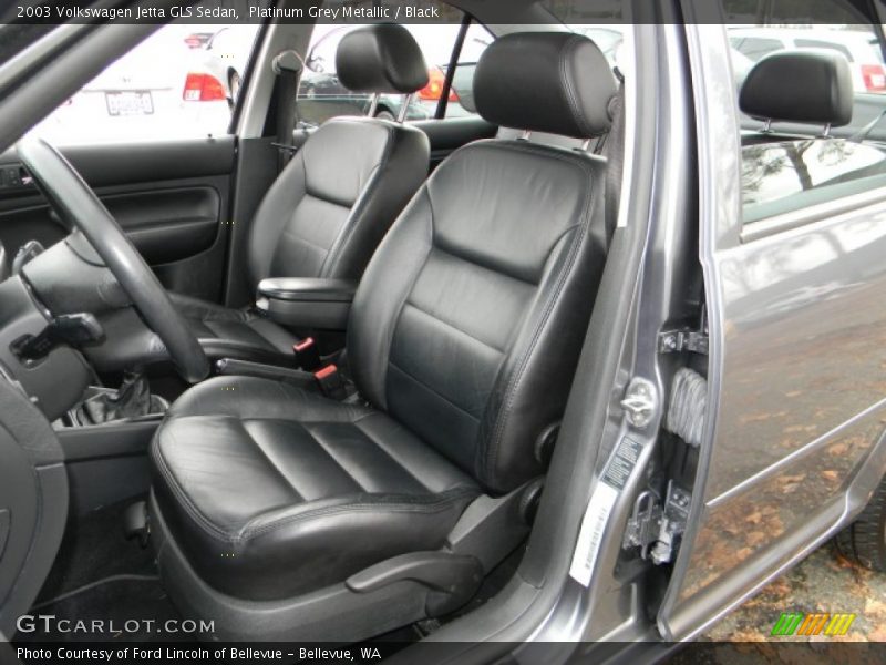 Platinum Grey Metallic / Black 2003 Volkswagen Jetta GLS Sedan