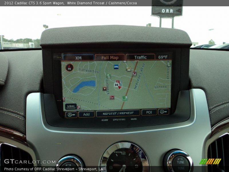 Navigation of 2012 CTS 3.6 Sport Wagon