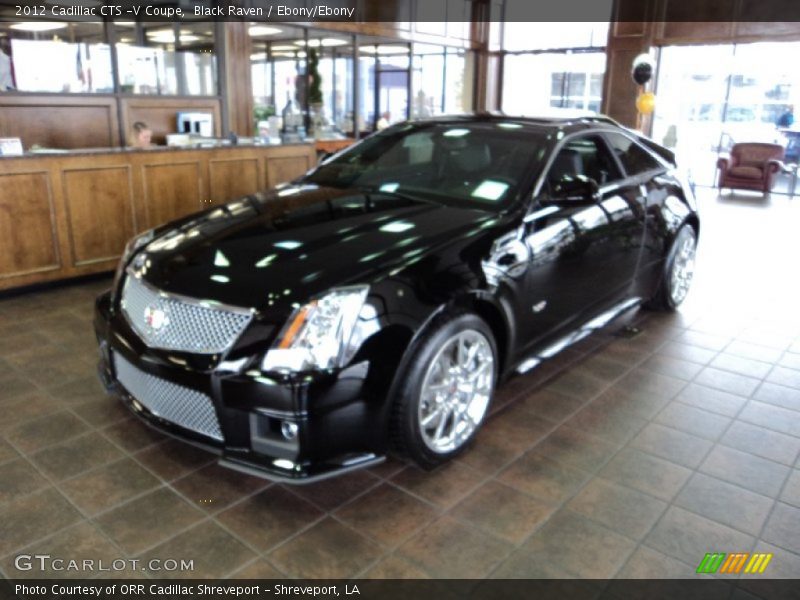 Black Raven / Ebony/Ebony 2012 Cadillac CTS -V Coupe
