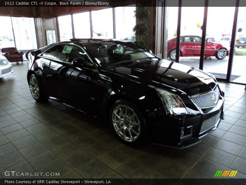 Black Raven / Ebony/Ebony 2012 Cadillac CTS -V Coupe