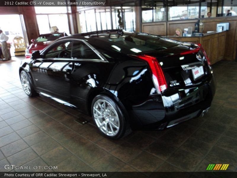 Black Raven / Ebony/Ebony 2012 Cadillac CTS -V Coupe