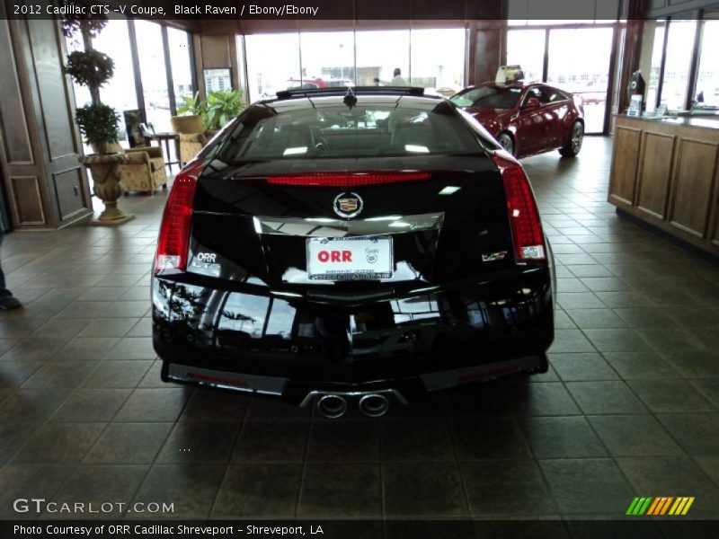 Black Raven / Ebony/Ebony 2012 Cadillac CTS -V Coupe