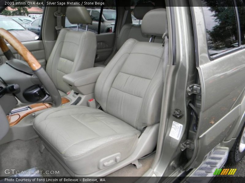  2001 QX4 4x4 Stone Beige Interior