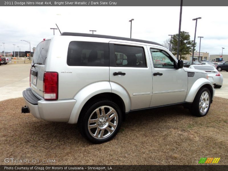 Bright Silver Metallic / Dark Slate Gray 2011 Dodge Nitro Heat 4x4