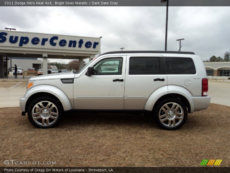 Bright Silver Metallic / Dark Slate Gray 2011 Dodge Nitro Heat 4x4