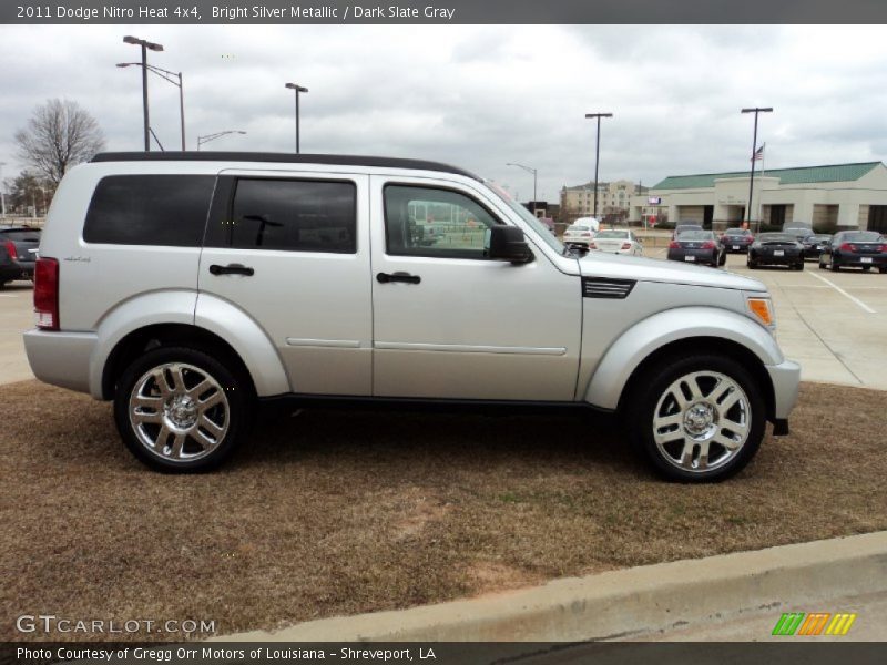 Bright Silver Metallic / Dark Slate Gray 2011 Dodge Nitro Heat 4x4