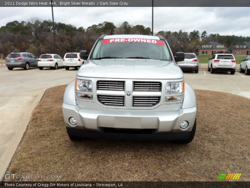 Bright Silver Metallic / Dark Slate Gray 2011 Dodge Nitro Heat 4x4